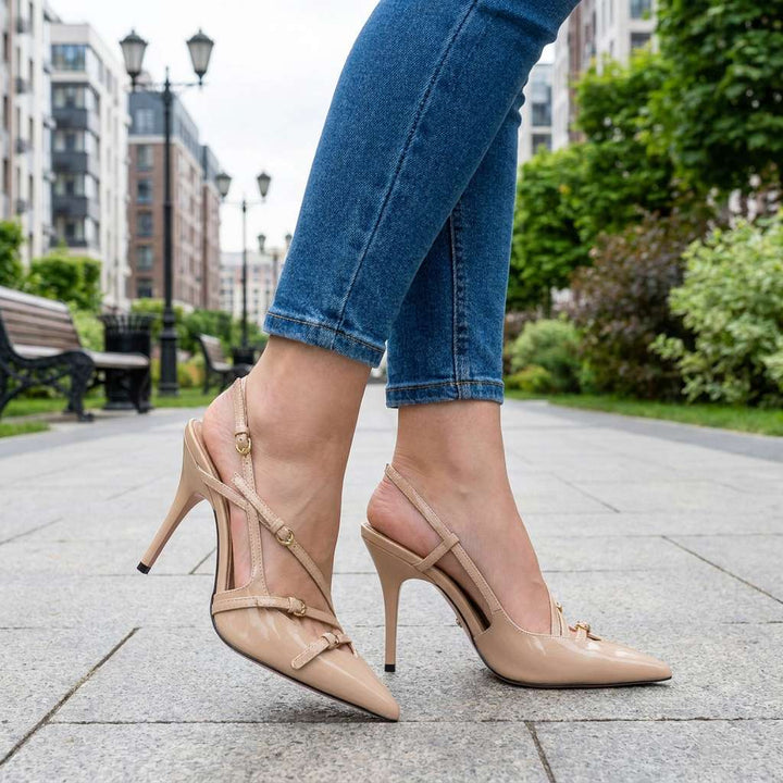 Vasilia | Women's Pointed-Toe Slingback Heels
