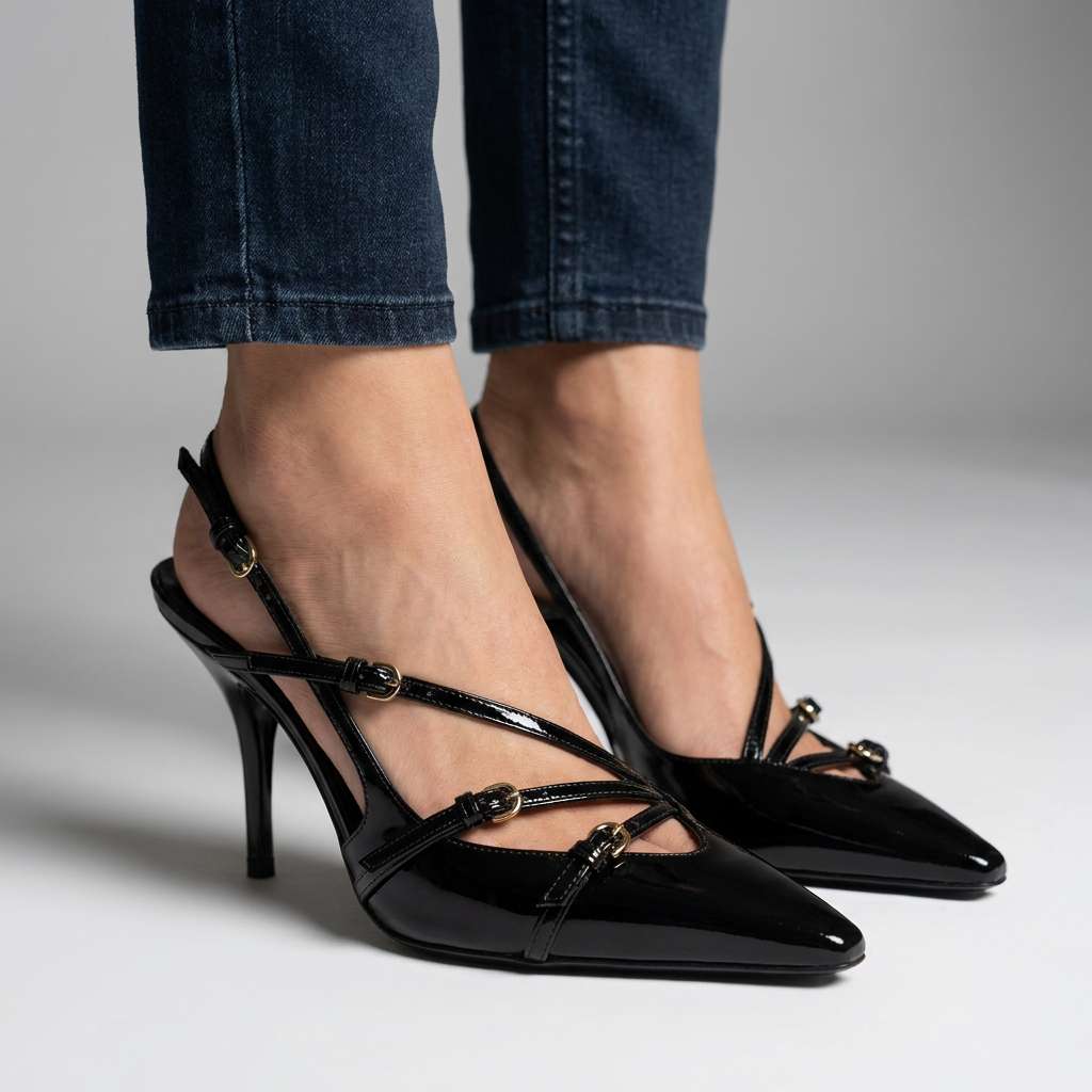 Vasilia | Women's Pointed-Toe Slingback Heels