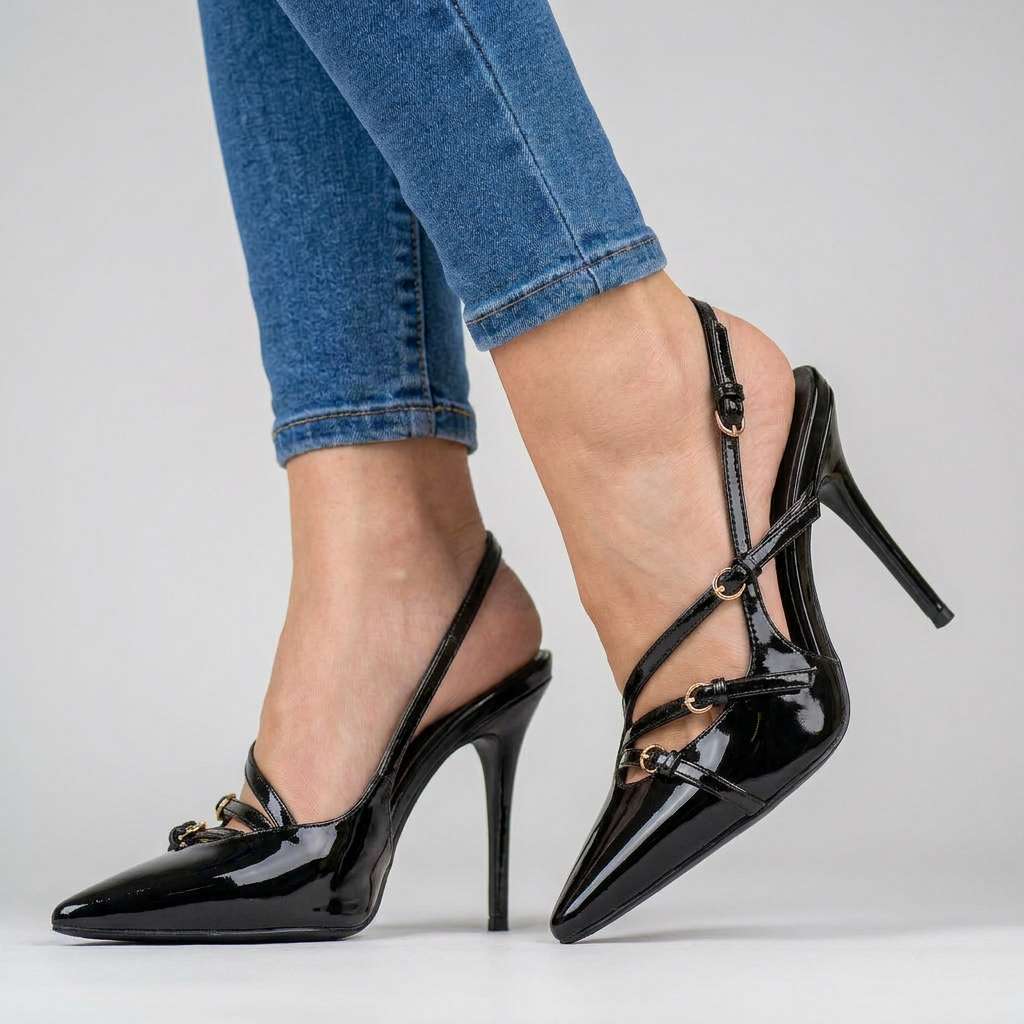Vasilia | Women's Pointed-Toe Slingback Heels