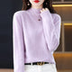 Enrica | Women's Wool Knit Sweater with Crew Neck