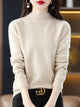 Enrica | Women's Wool Knit Sweater with Crew Neck
