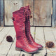 Cynara | Women's Tall Lace-Up Riding Boots