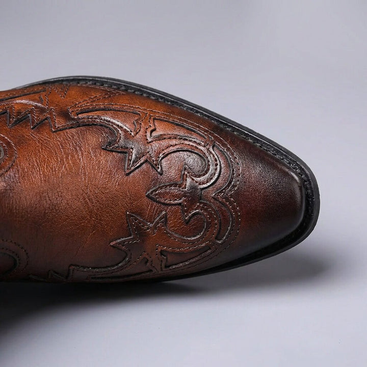 Cameron | Unisex Western Ankle Boots