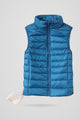 Beatrix | Women's Hooded Zip-Front Padded Gilet for Fall and Winter in Sky Blue
