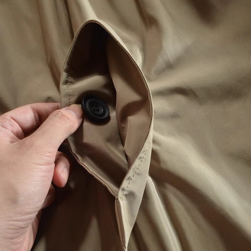 Nathaniel | Men's Lined Trench Coat for Fall and Winter