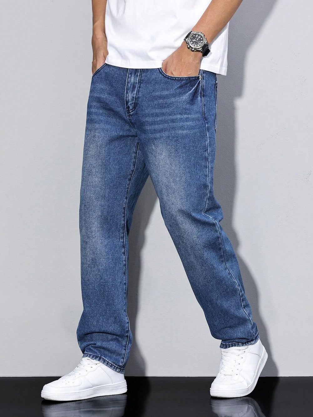 Rocco Straight-Leg Button-Fly Jeans - image 2