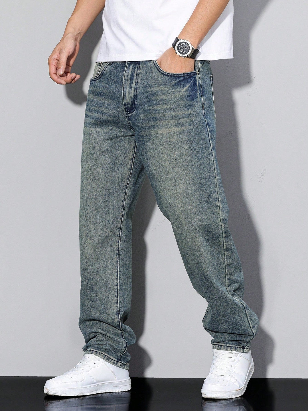 Rocco Straight-Leg Button-Fly Jeans - image 3