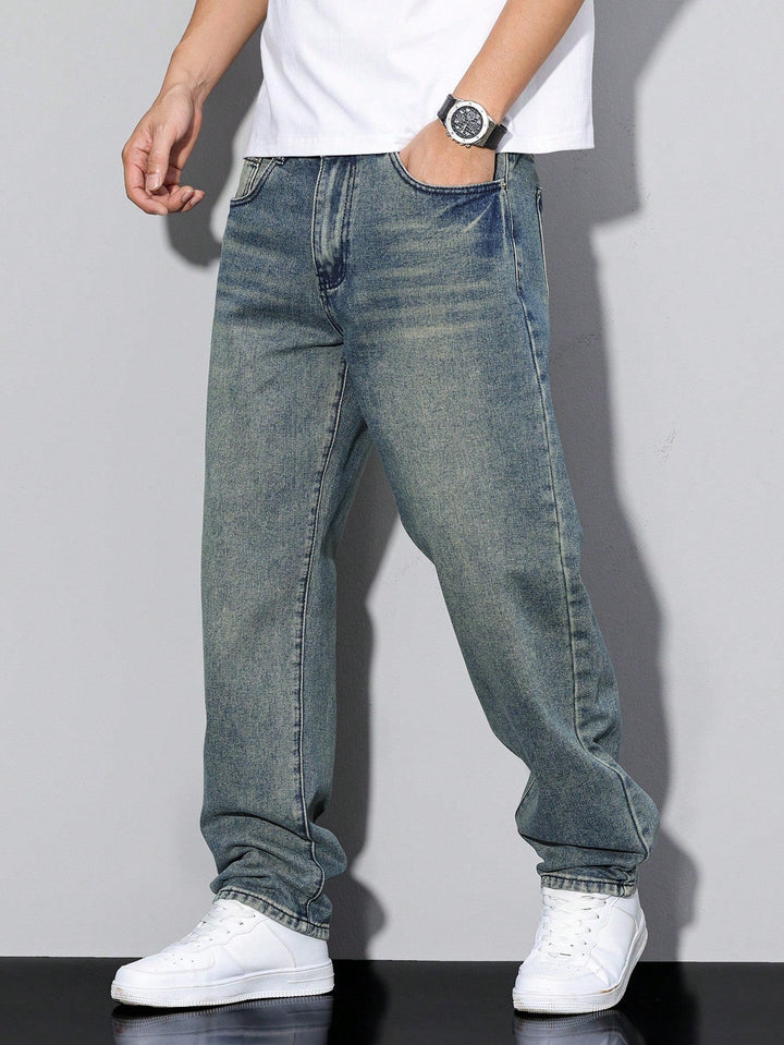 Rocco Straight-Leg Button-Fly Jeans - image 9