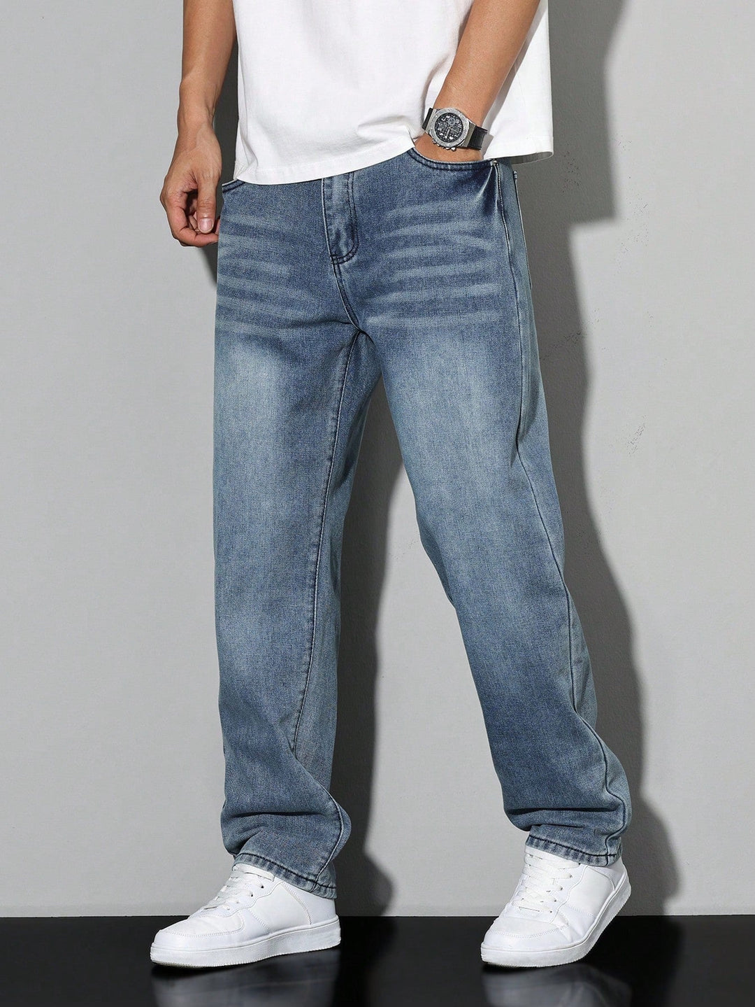 Rocco Straight-Leg Button-Fly Jeans - image 7