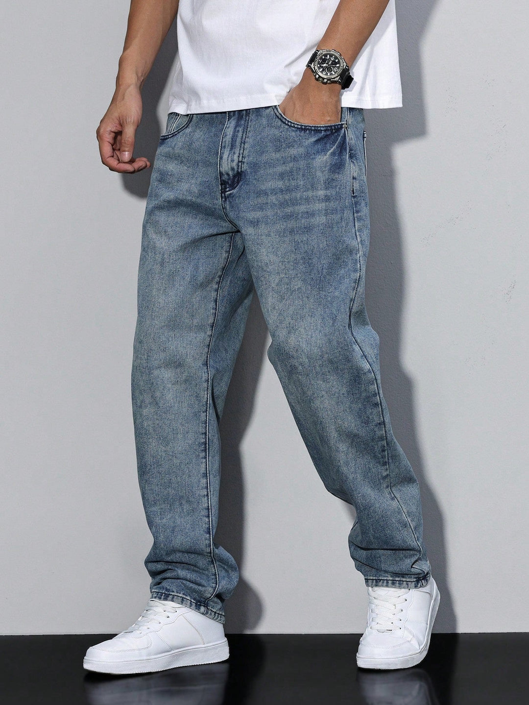 Rocco Straight-Leg Button-Fly Jeans - image 4