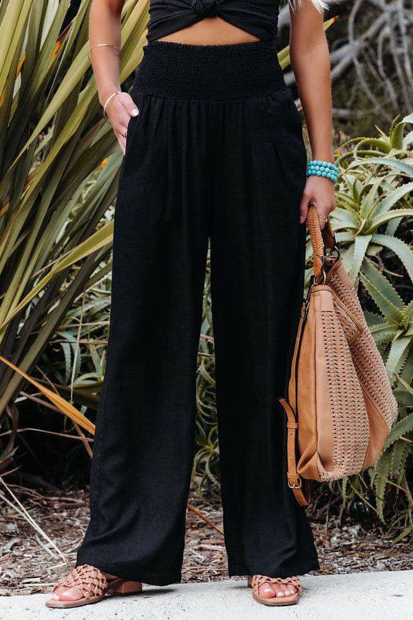 Ffion | Women's Oversized Trousers for Everyday Wear in Black