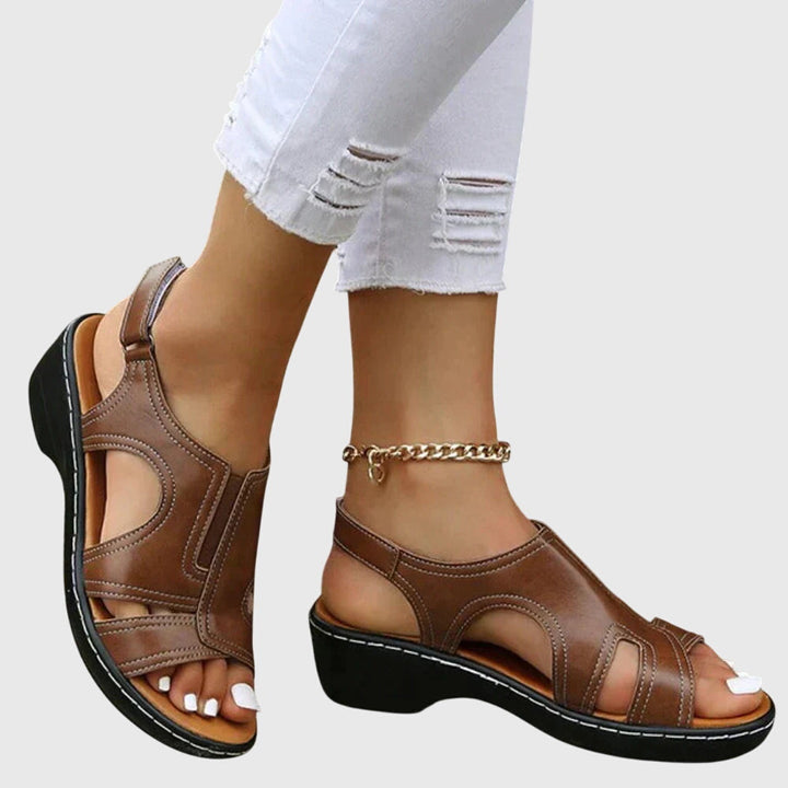 Women's Orthopedic Arch-Support Flat Sandals for Walking — view 1