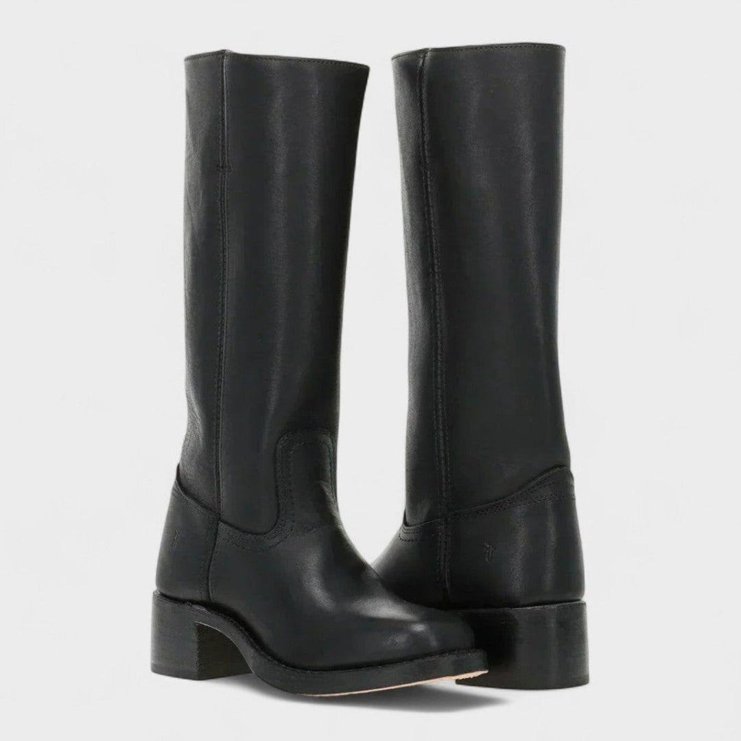 Dahlia | Women's Block Heel Knee High Western Boots