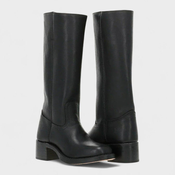 Dahlia | Women's Block Heel Knee High Western Boots