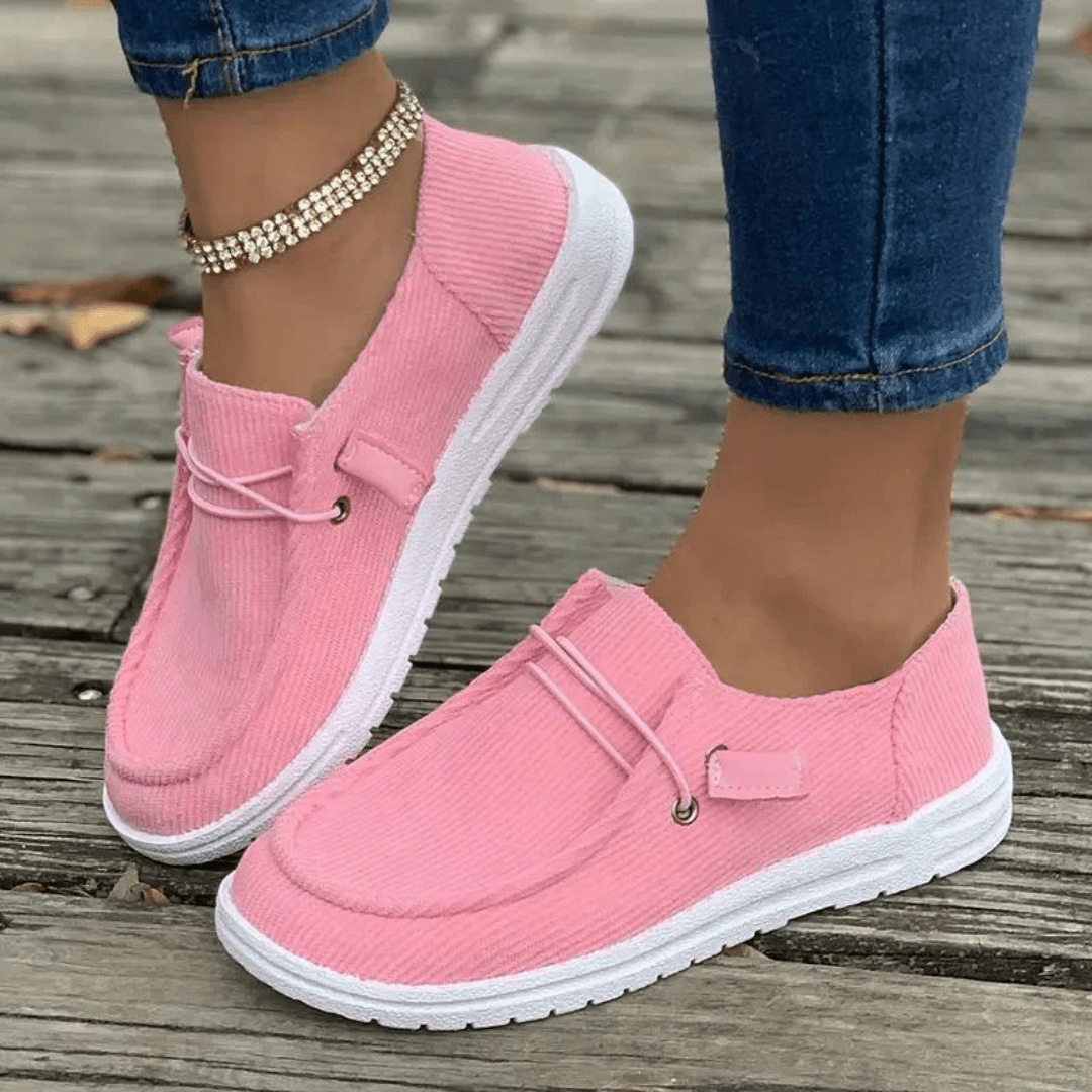 Rosina | Women's Lightweight Canvas Slip-On Walking Shoes