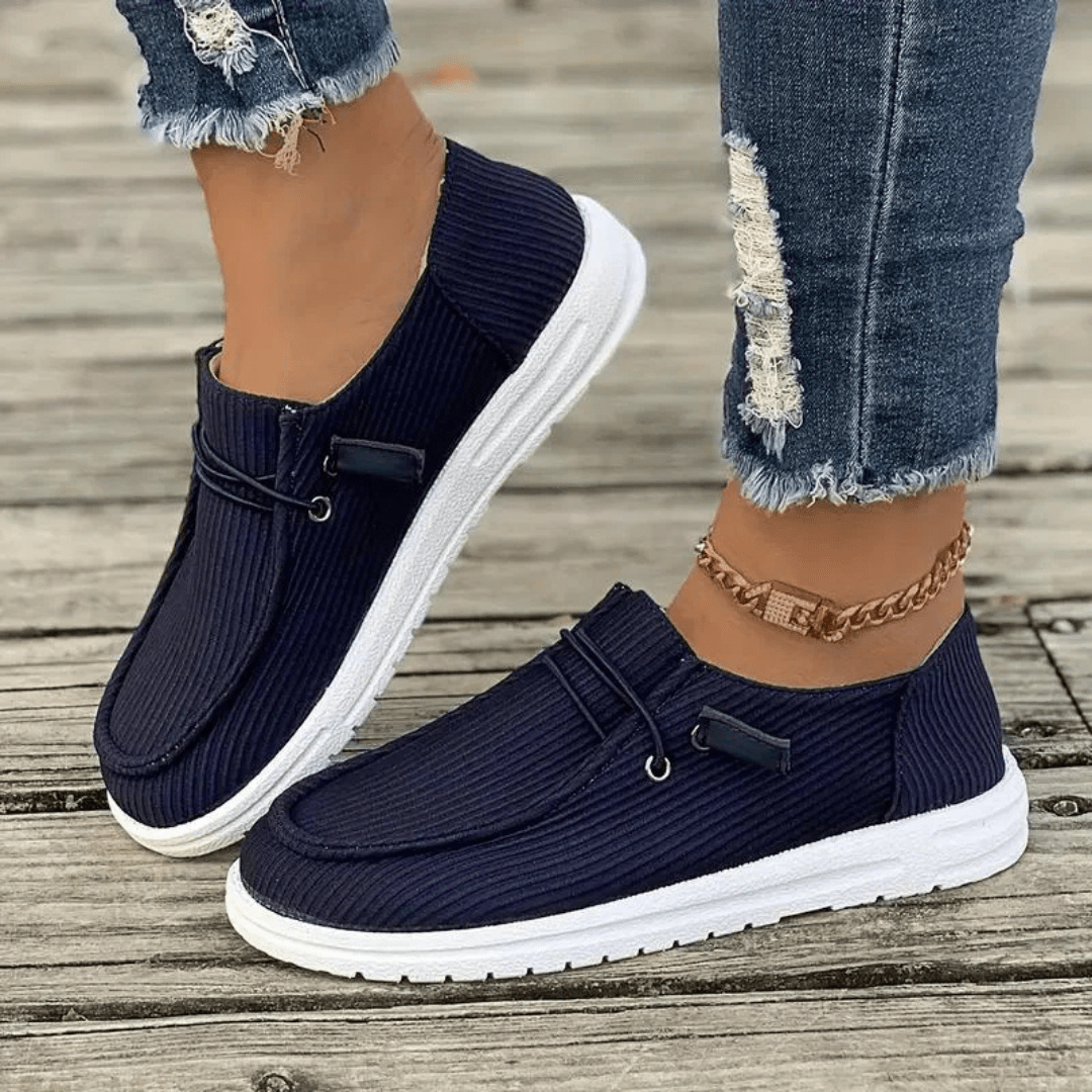 Rosina | Women's Lightweight Canvas Slip-On Walking Shoes