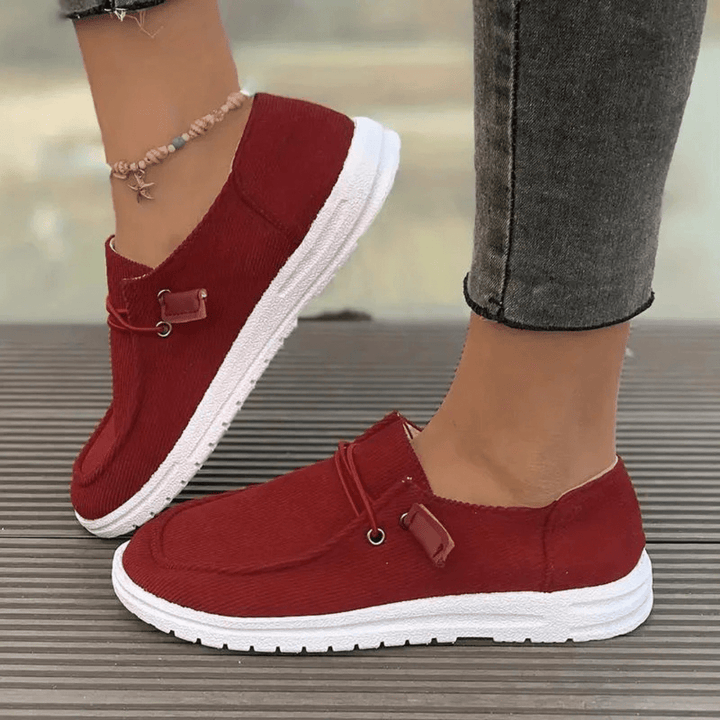 Rosina | Women's Lightweight Canvas Slip-On Walking Shoes