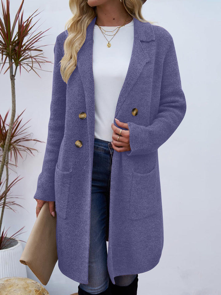Annabeth | Women's Shawl Collar Long Cardigan Coat
