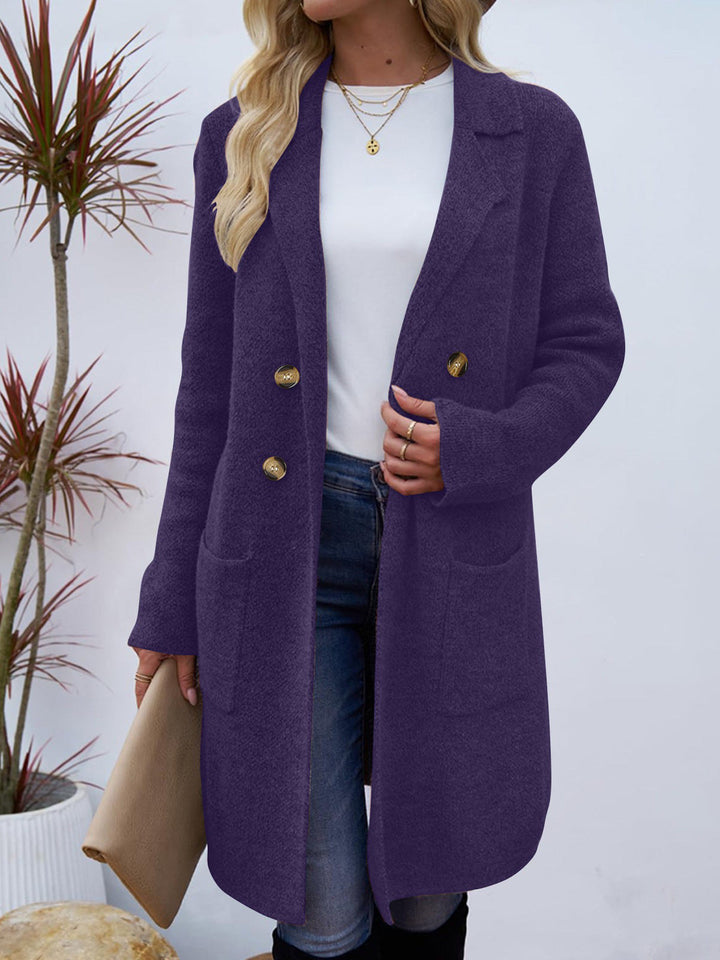 Annabeth | Women's Shawl Collar Long Cardigan Coat