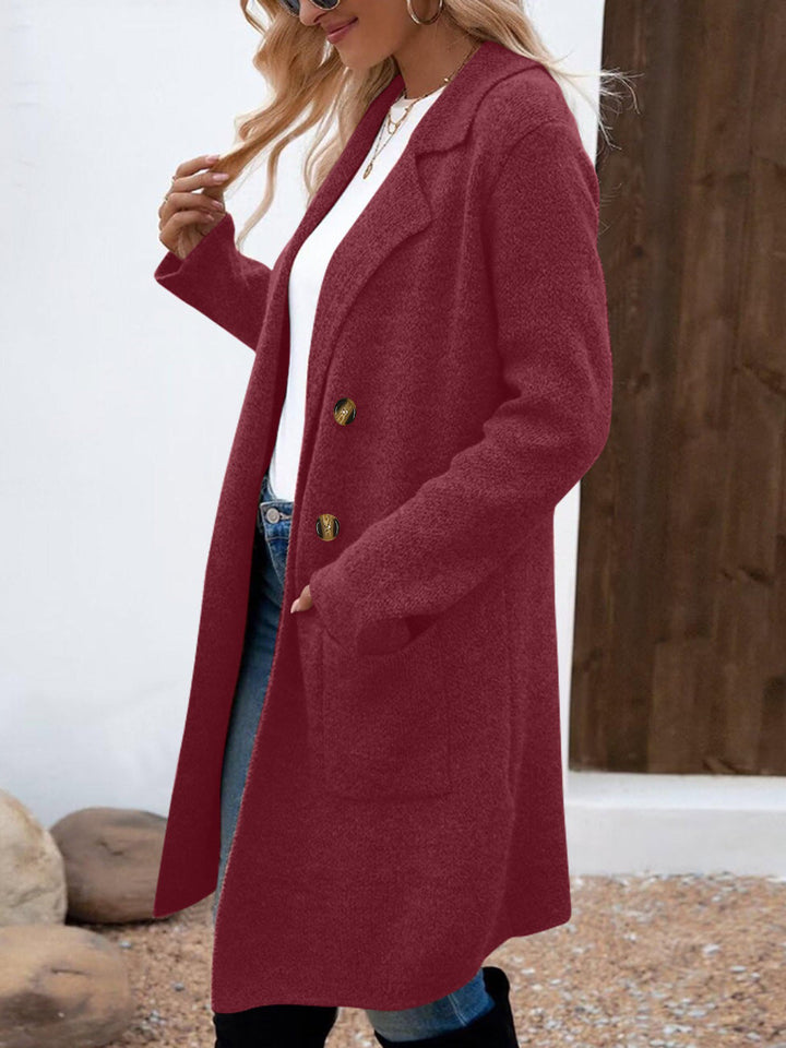 Annabeth | Women's Shawl Collar Long Cardigan Coat
