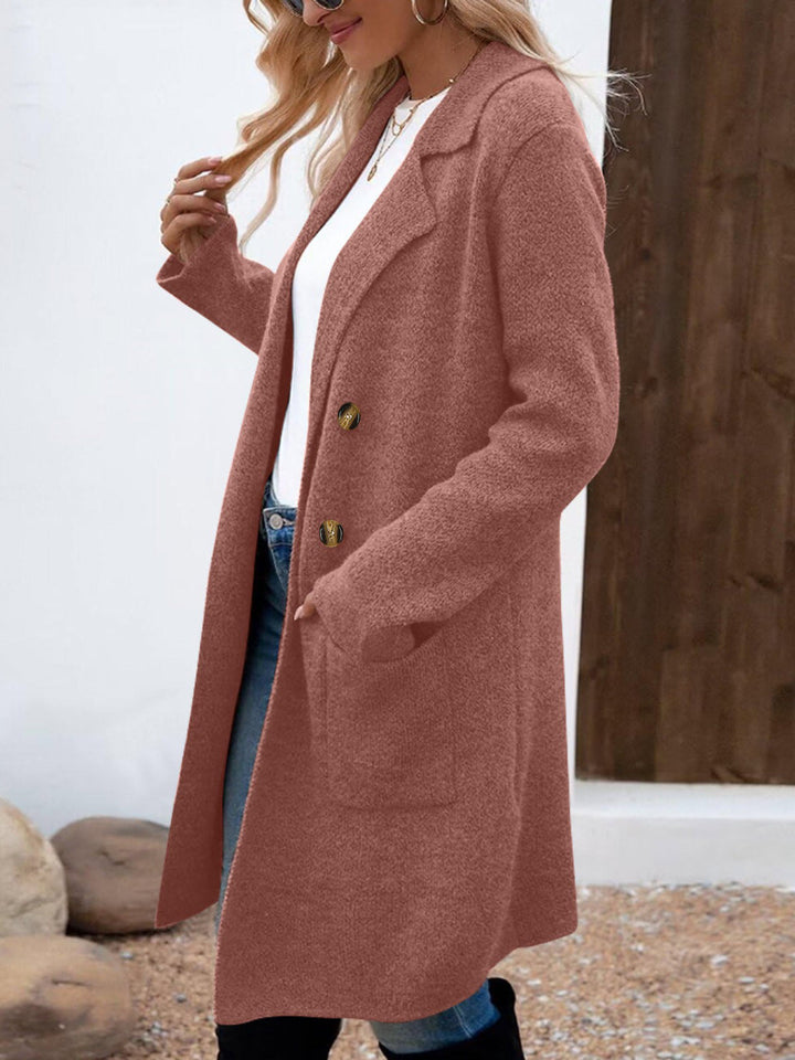 Annabeth | Women's Shawl Collar Long Cardigan Coat