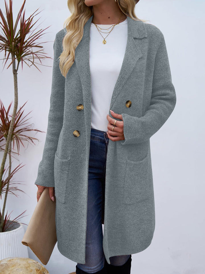 Annabeth | Women's Shawl Collar Long Cardigan Coat