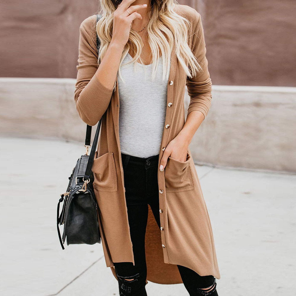 Nicola | Women's Longline Button Front Cardigan
