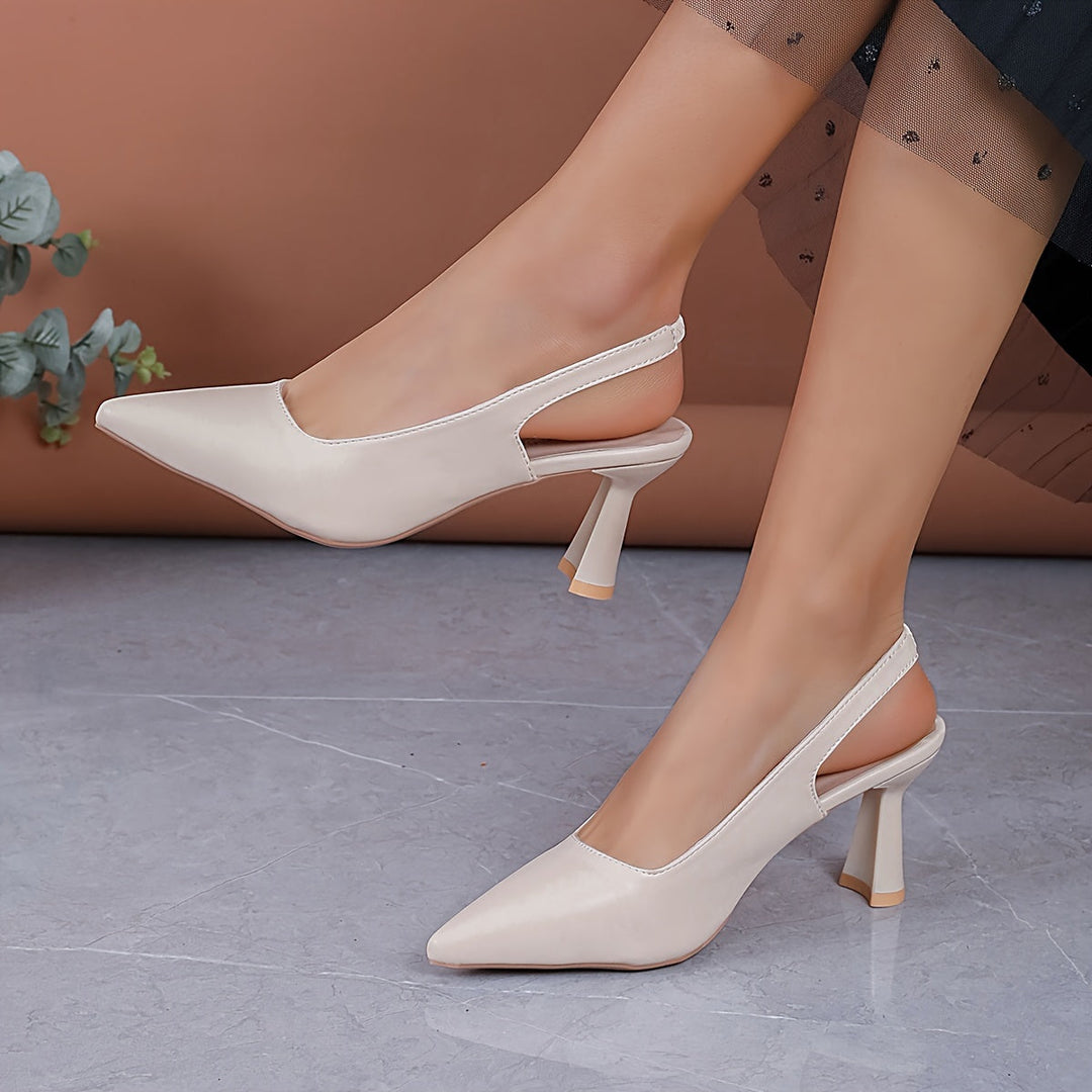 Ombeline Pointed-Toe Slingback Heels - image 12