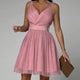 Dina | Women's Sequin Midi Dress with Wraparound V-Neck