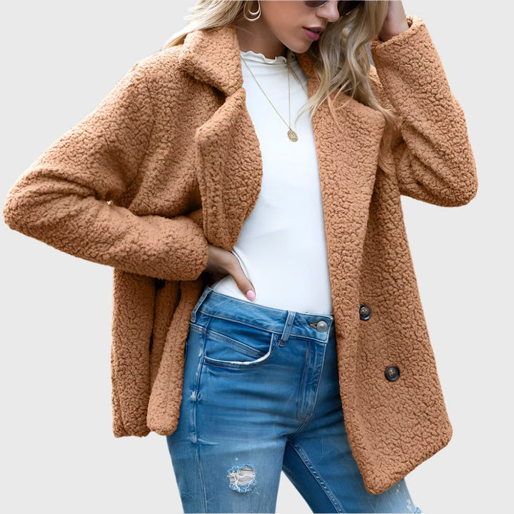 Dorothy | Women's Double-Breasted Sherpa Jacket