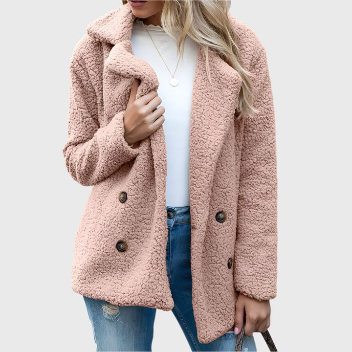 Dorothy | Women's Double-Breasted Sherpa Jacket