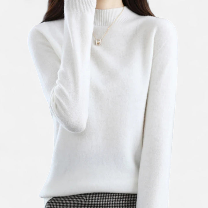 Zephirine | Women's Pure Wool Half-Neck Sweater