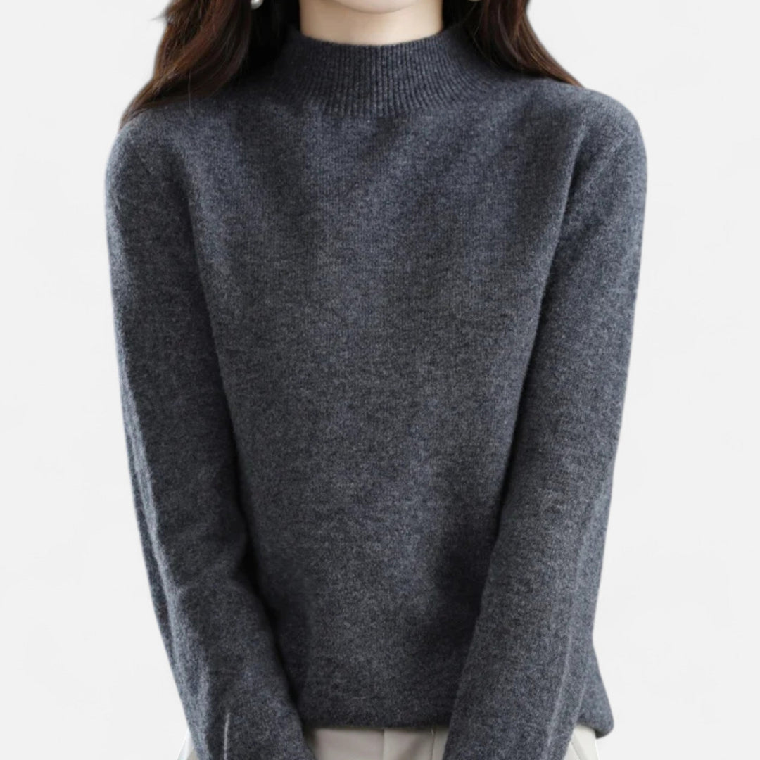 Zephirine | Women's Pure Wool Half-Neck Sweater