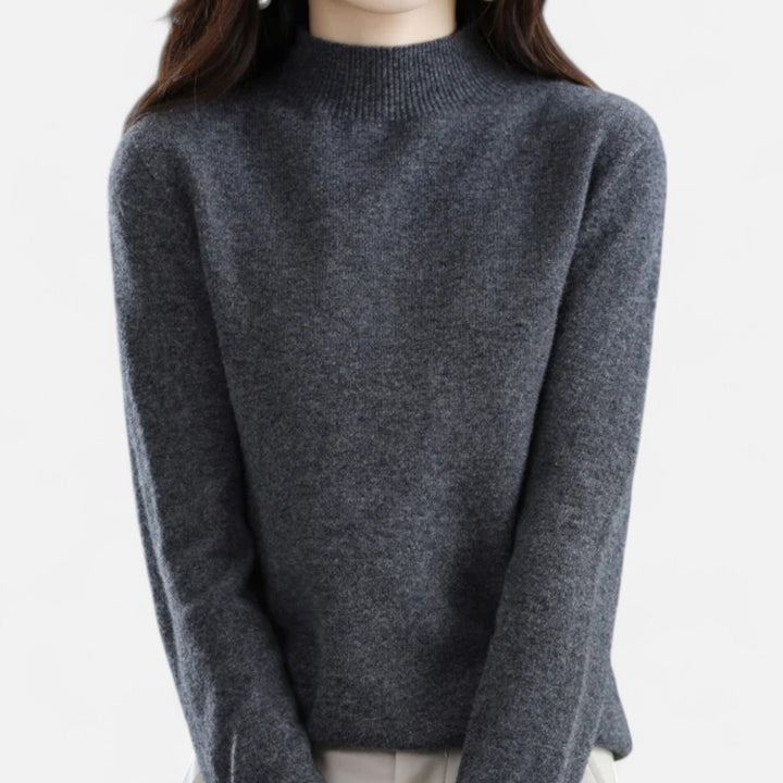 Zephirine | Women's Pure Wool Half-Neck Sweater