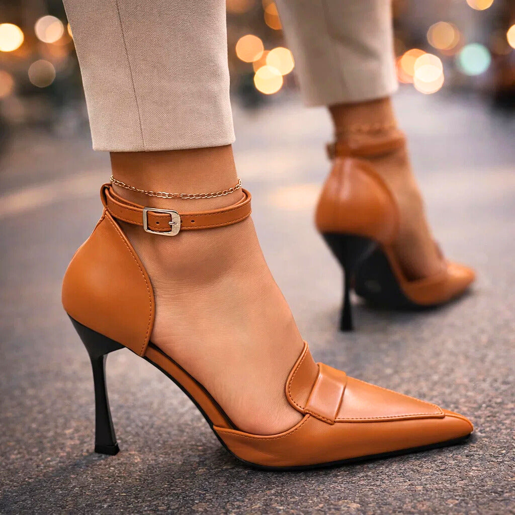 Ondrea Pointed-Toe Ankle-Strap Stiletto Pumps - image 1