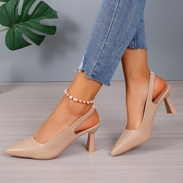 Ombeline Pointed-Toe Slingback Heels - image 1