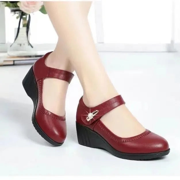 Maribeth Mary Jane Wedge Comfort Shoes - image 4