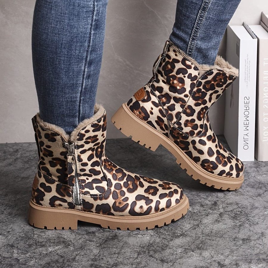 Winifride | Women's Lug Sole Ankle Boots with Side Zip