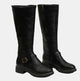 Elif | Women's Tall Block Heel Riding Boots with Buckle Strap