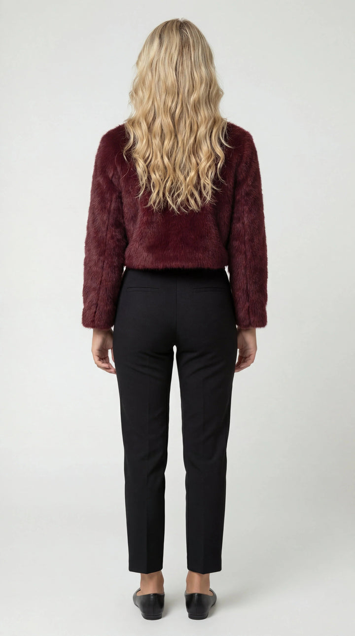 Emmy | Women's Faux Fur Cropped Shrug Jacket