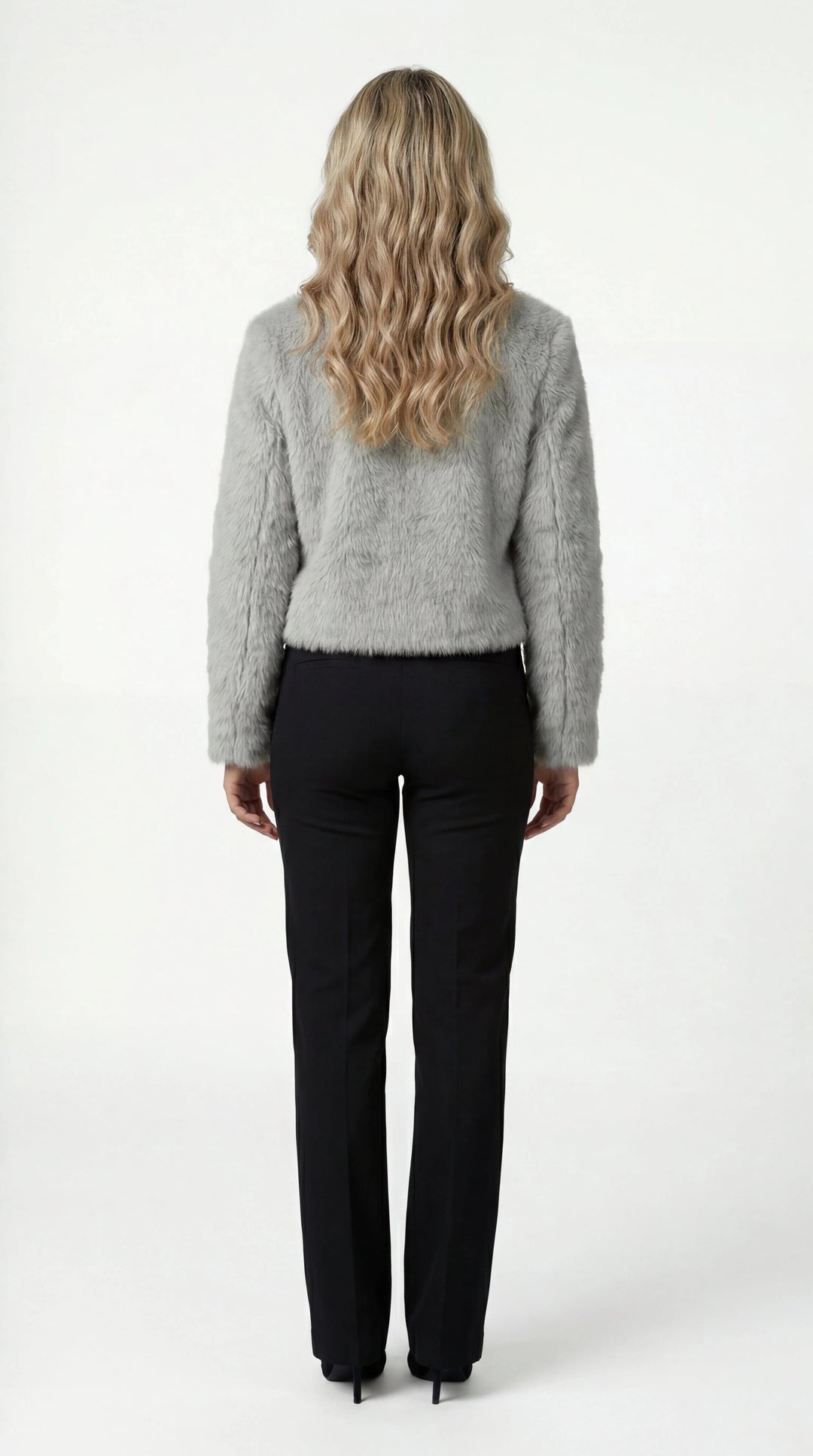 Emmy | Women's Faux Fur Cropped Shrug Jacket