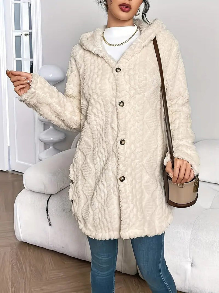 Erin | Women's Fleece Oversized Hooded Cardigan