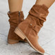 Ewa | Women's Slouchy Block Heel Mid-Calf Boots