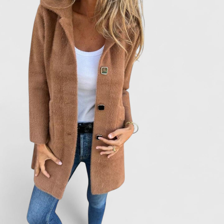 Emberlyn | Women's Coat for Fall and Winter in Khaki