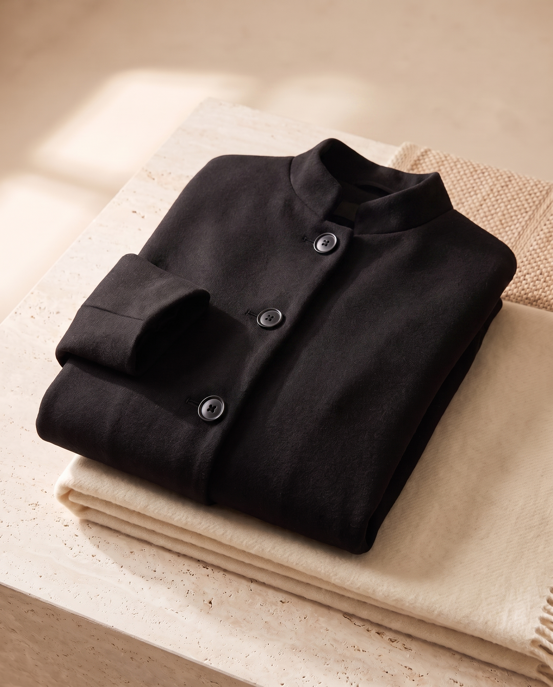 Ffion | Women's Button-Front Jacket for Layering