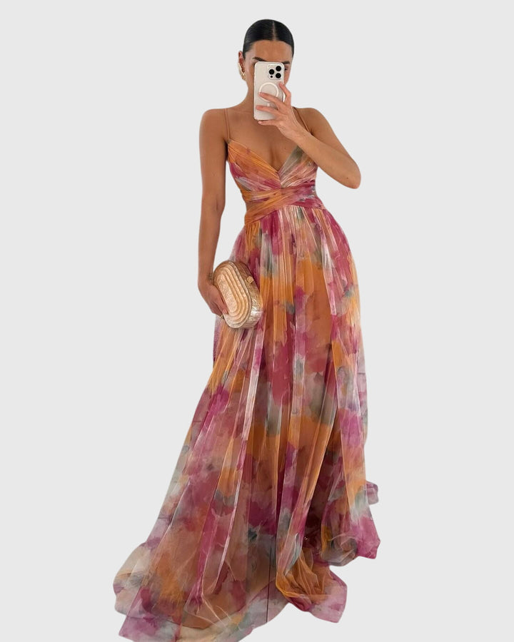 Women's Floral Maxi Dress for Summer — view 1