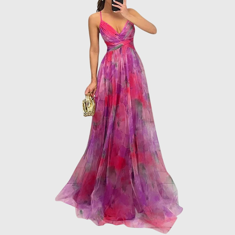 Women's Floral Maxi Dress for Summer — view 8