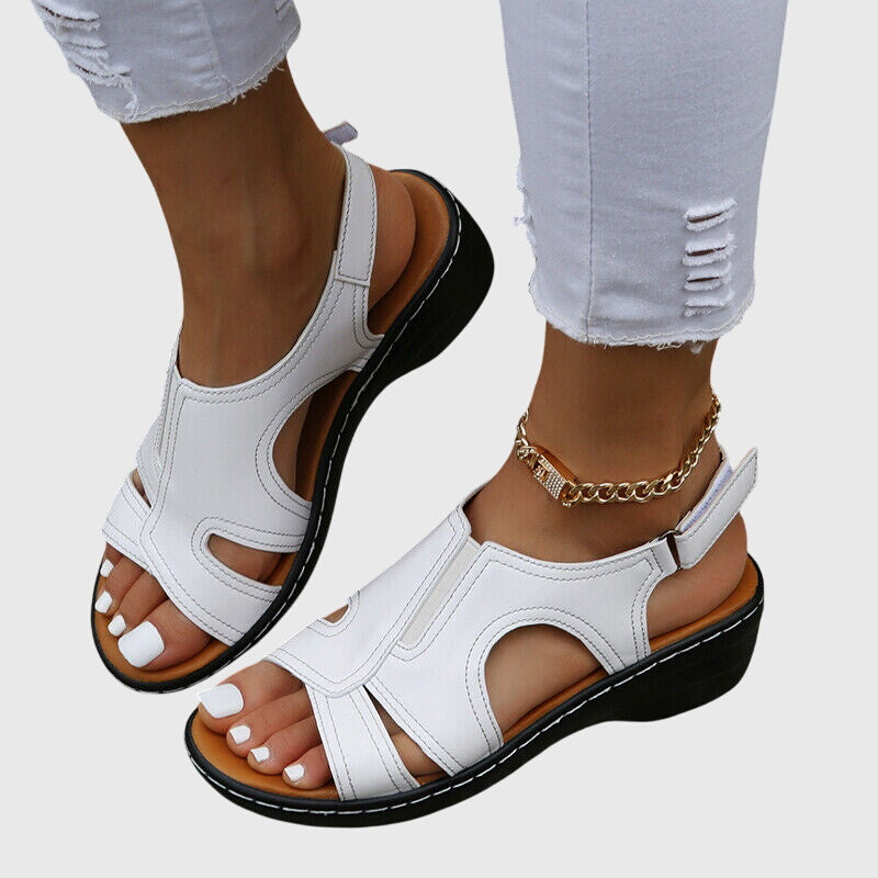 Women's Orthopedic Arch-Support Flat Sandals for Walking — view 4