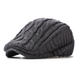 Paxton Cable-Knit Flat Cap with Fleece Lining - image 1