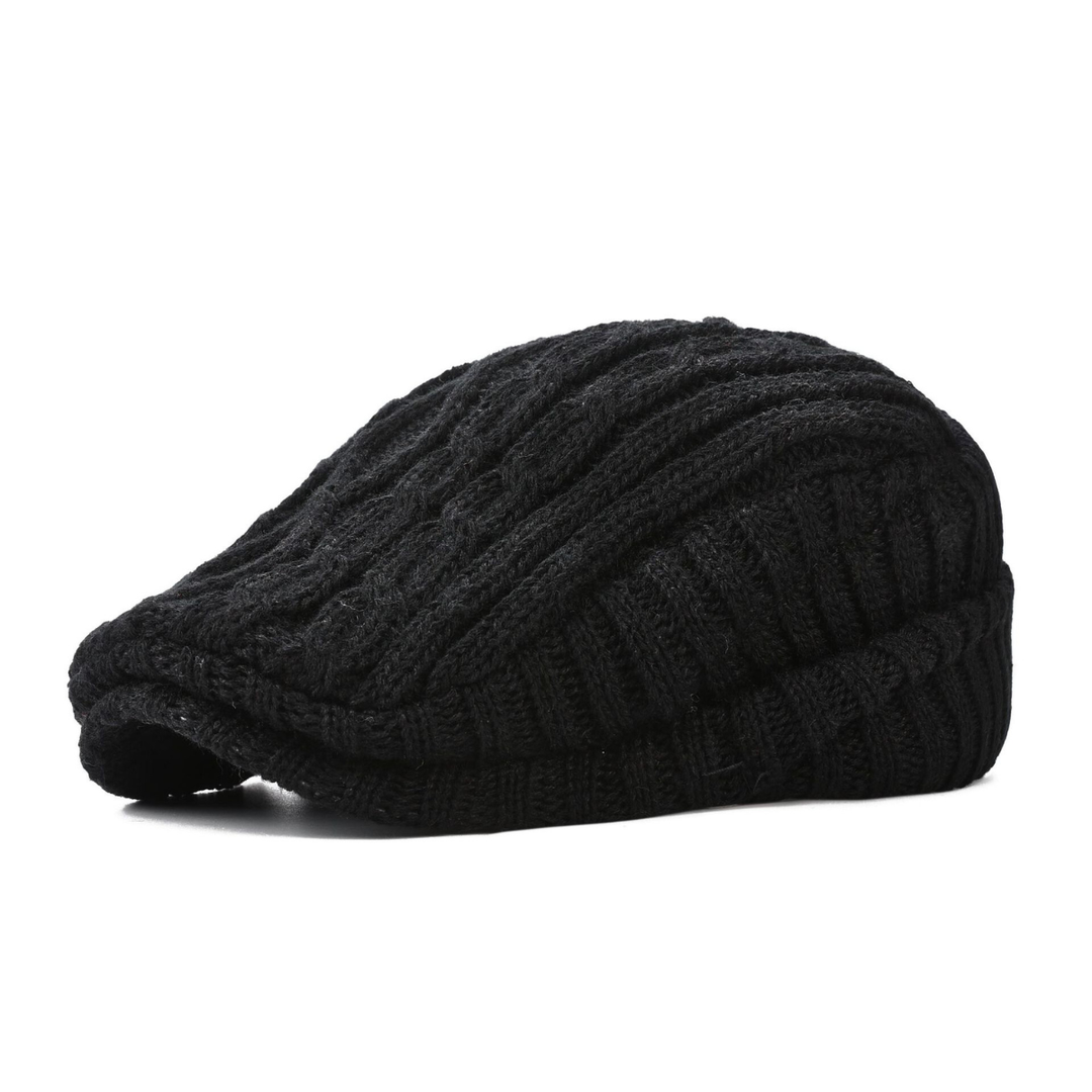 Paxton Cable-Knit Flat Cap with Fleece Lining - image 6